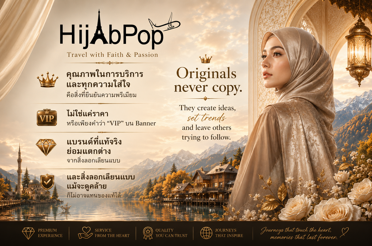 คุณภาพในการบริการ และทุกความใส่ใจ